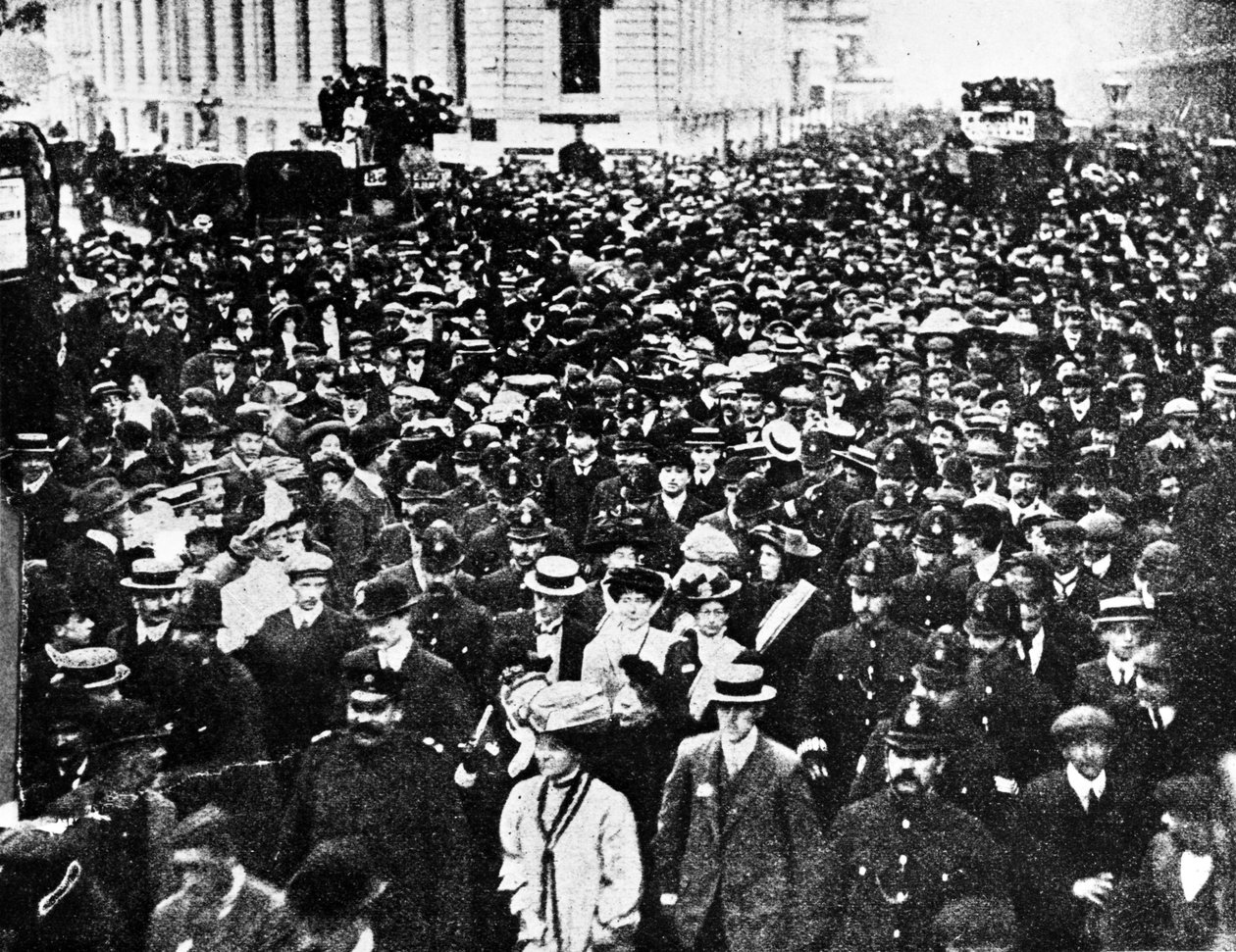 Heyete Önder Bayan Pankhurst, 1908 dolayları by English Photographer