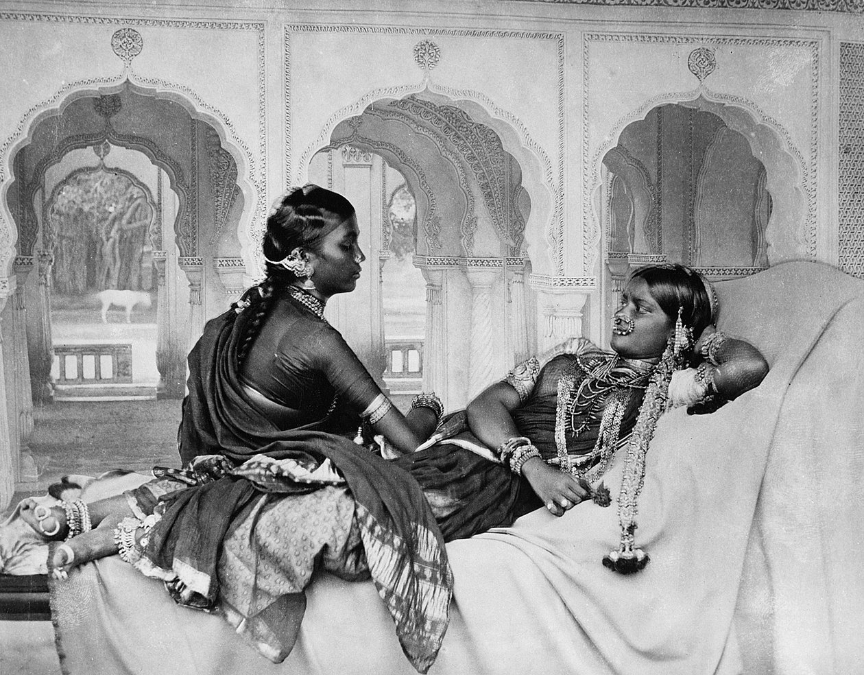 Nautch kızlar (dans eden kızlar), 1890
