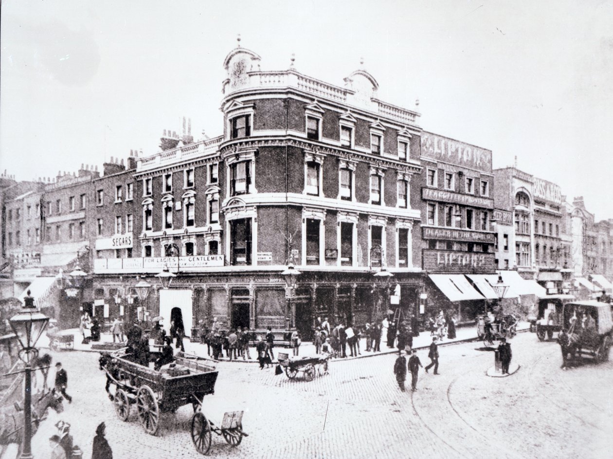 Pentonville Road sahnesi, Islington, Londra by English Photographer