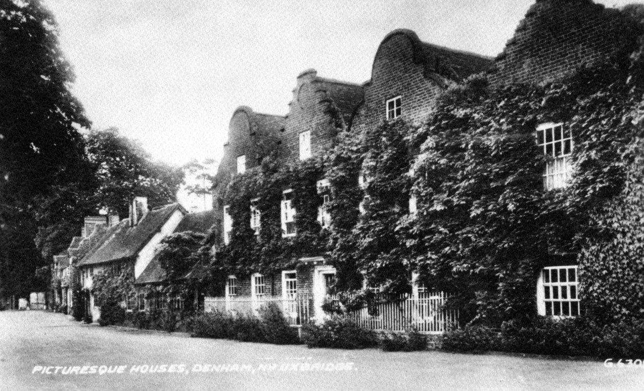Picturesque houses, Denham, near Uxbridge  by English Photographer