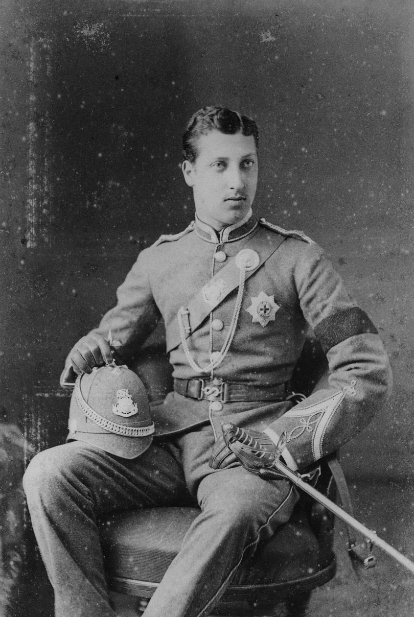 Prens Albert Victor, Clarence ve Avondale Dükü, 1885 by English Photographer