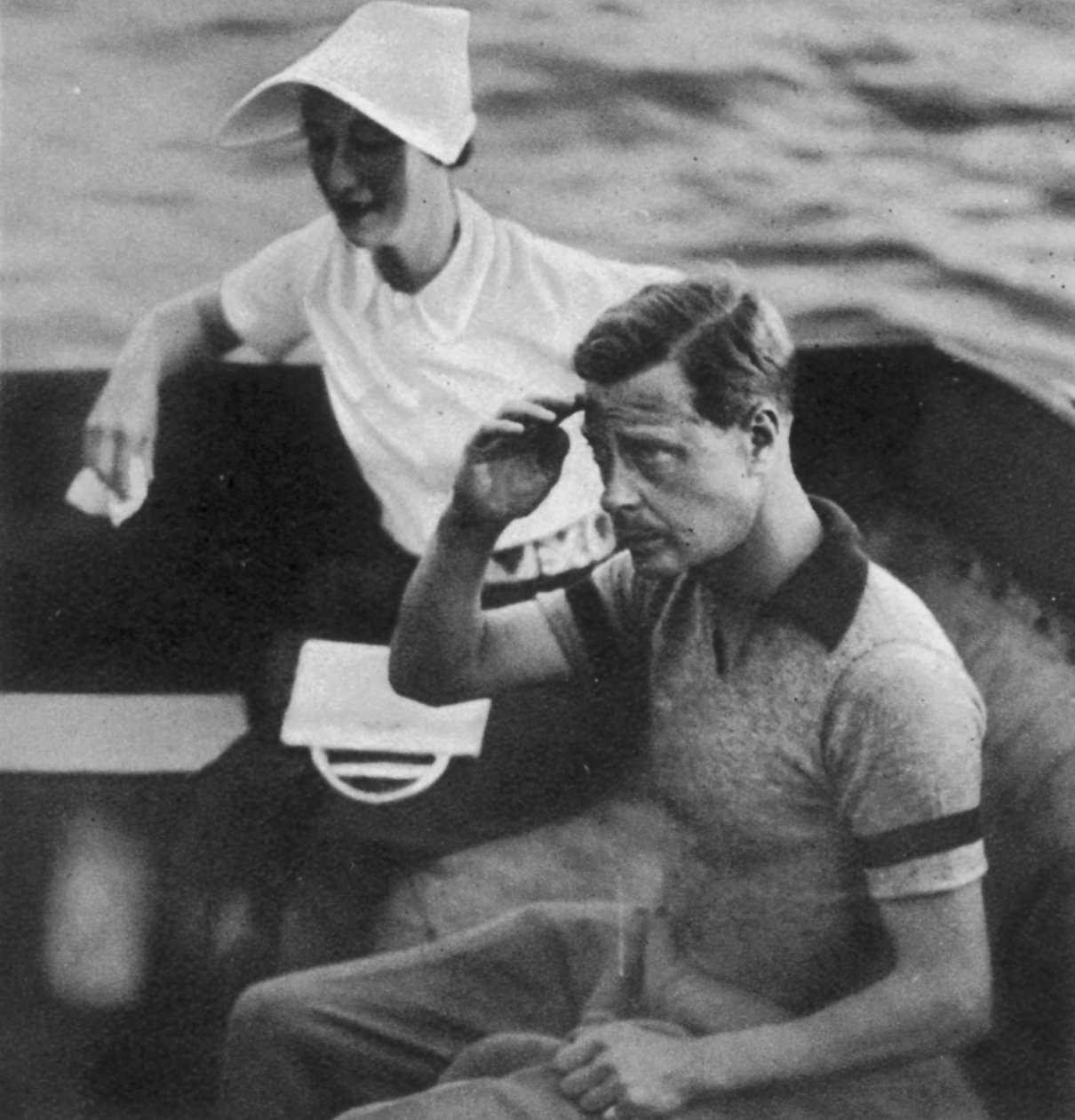 Prens Edward ve Wallis Warfield Simpson, kraliyet gezisi sırasında, 1936 by English Photographer