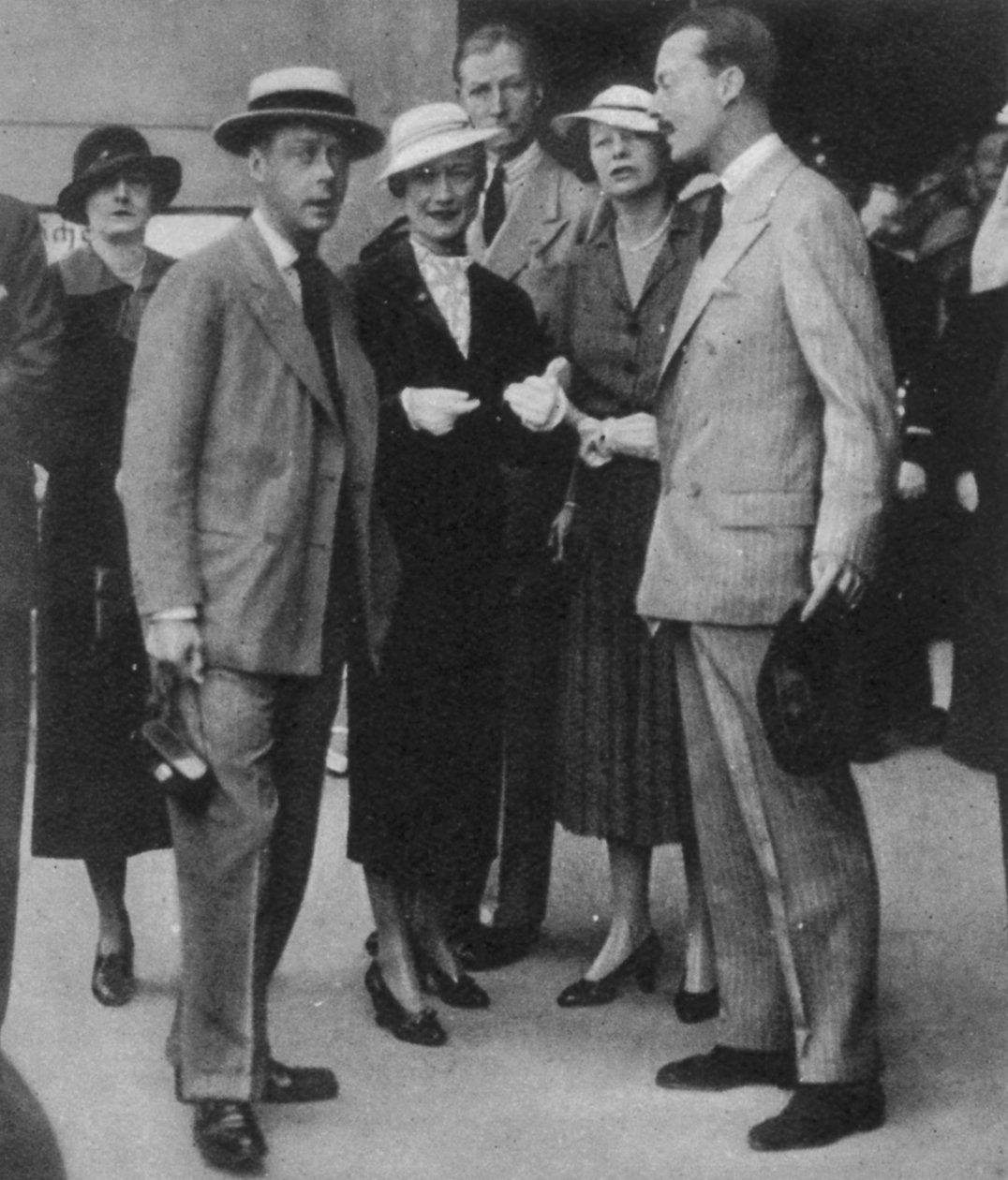 Prens Edward ve Wallis Warfield Simpson kraliyet gemisinde, 1936 by English Photographer