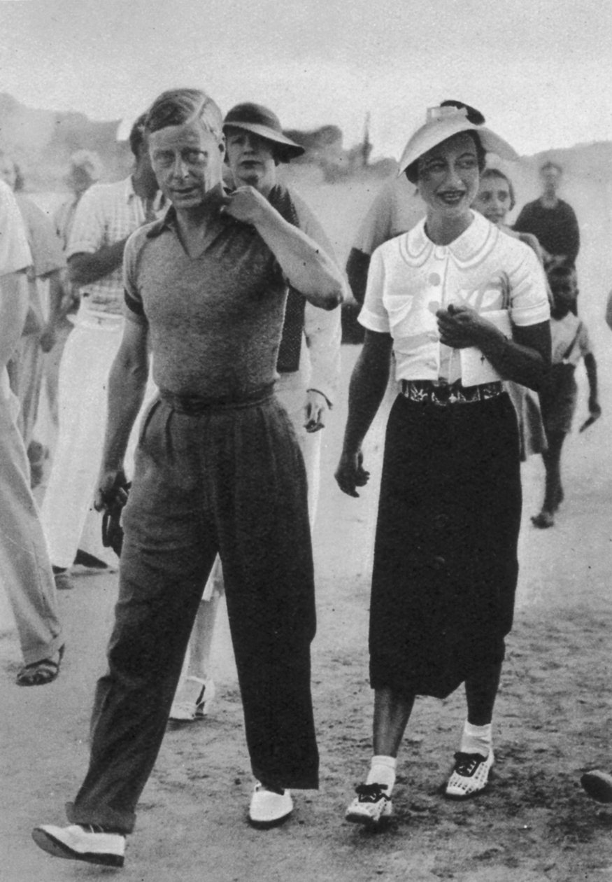 Prens Edward ve Wallis Warfield Simpson, Windsor Dükü ve Düşesi, 1936 by English Photographer