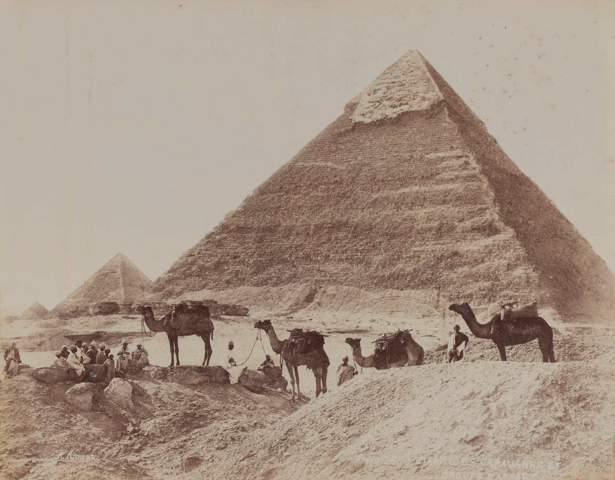 Piramit, Mısır, 1893 by English Photographer