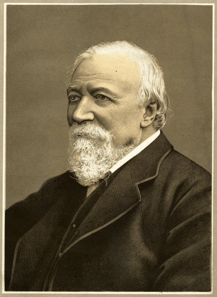 Robert Browning, 1887 (sepya fotoğrafı) by English Photographer