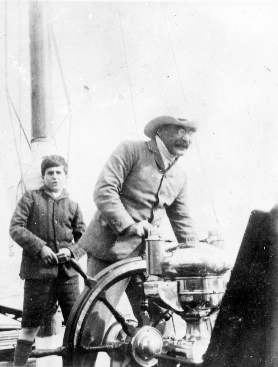 Rudyard Kipling ve oğlu John, 