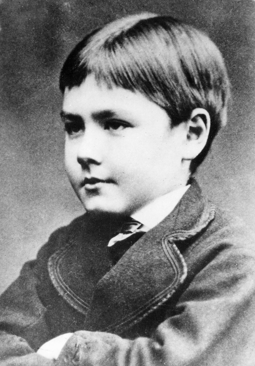 Rudyard Kipling, 1870 dolayları by English Photographer