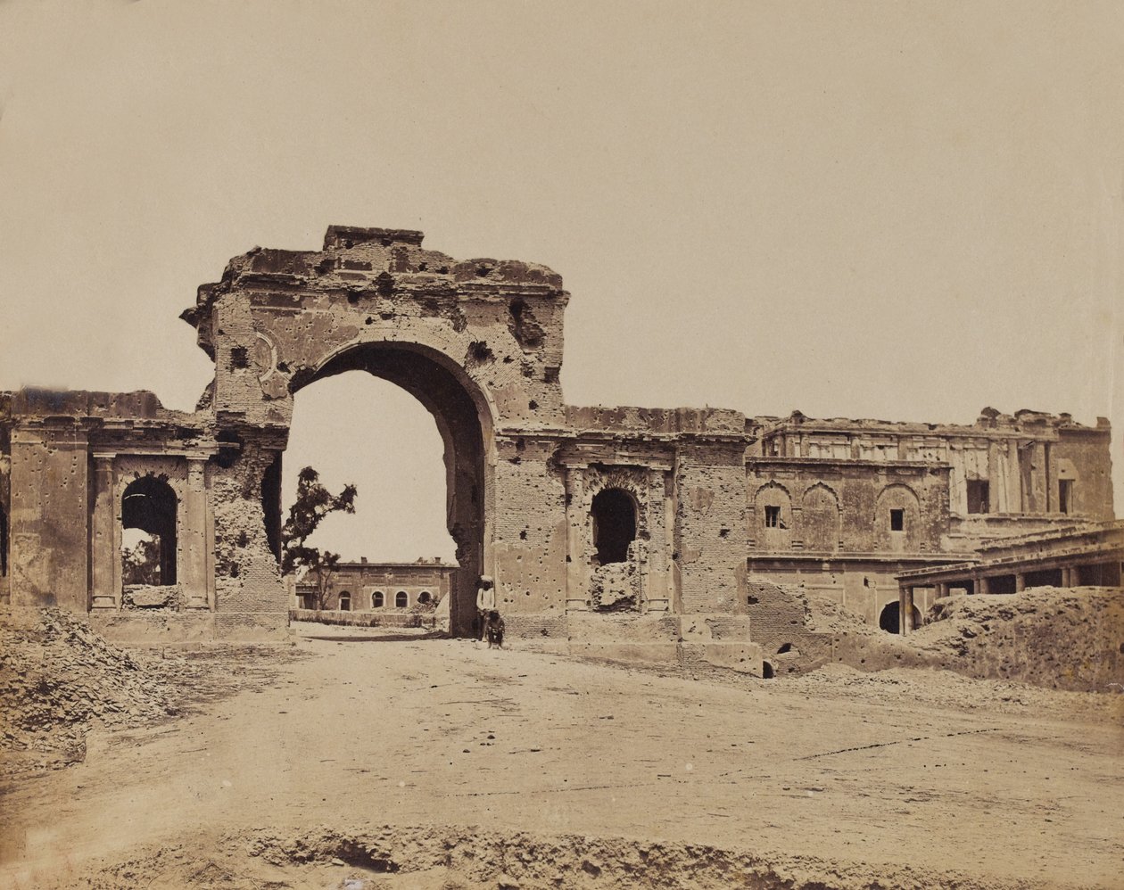 Harap ağ geçidi, c.1858 (sepya fotoğrafı) by English Photographer