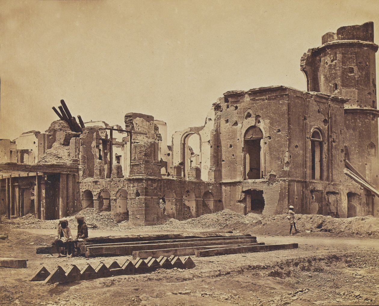 Harap saray, 1858 dolayları (sepya fotoğrafı) by English Photographer