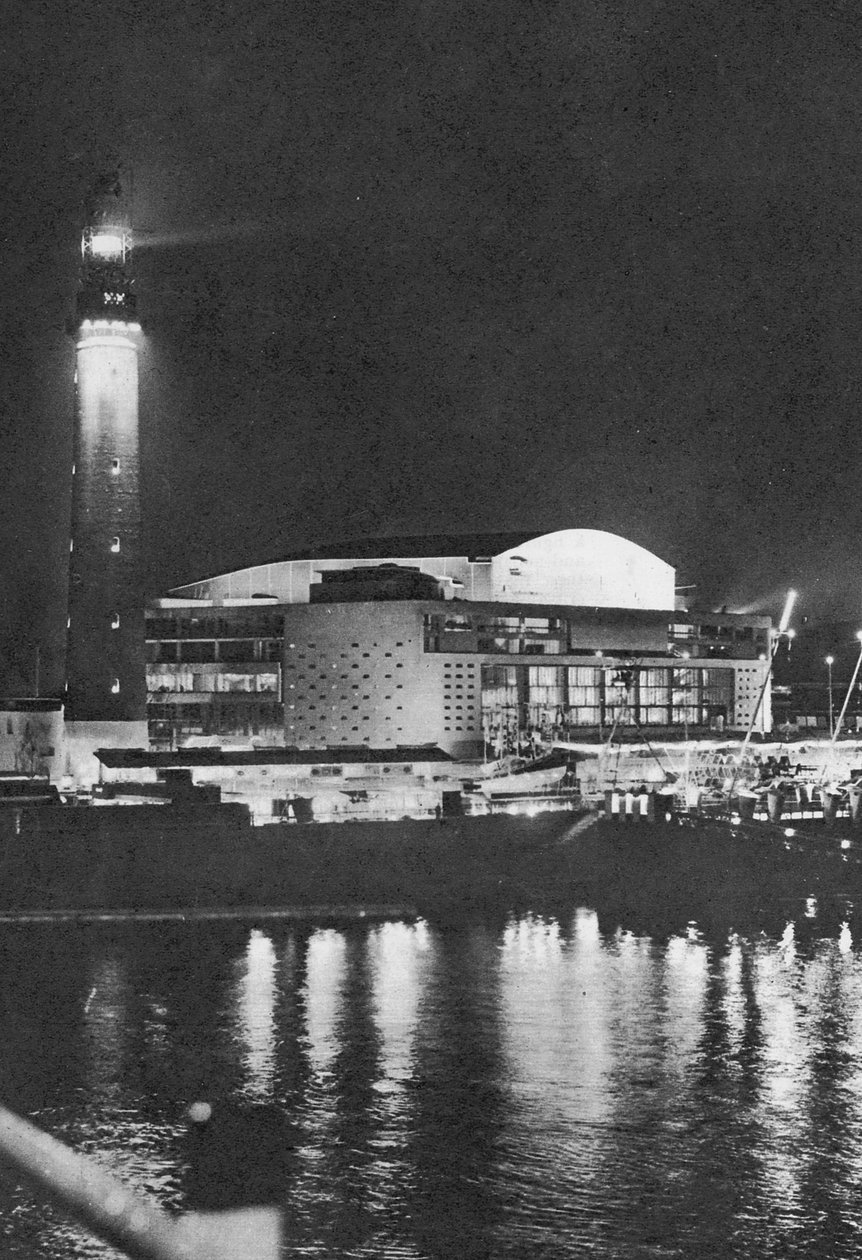 Southbank Geceleri, 1951 by English Photographer