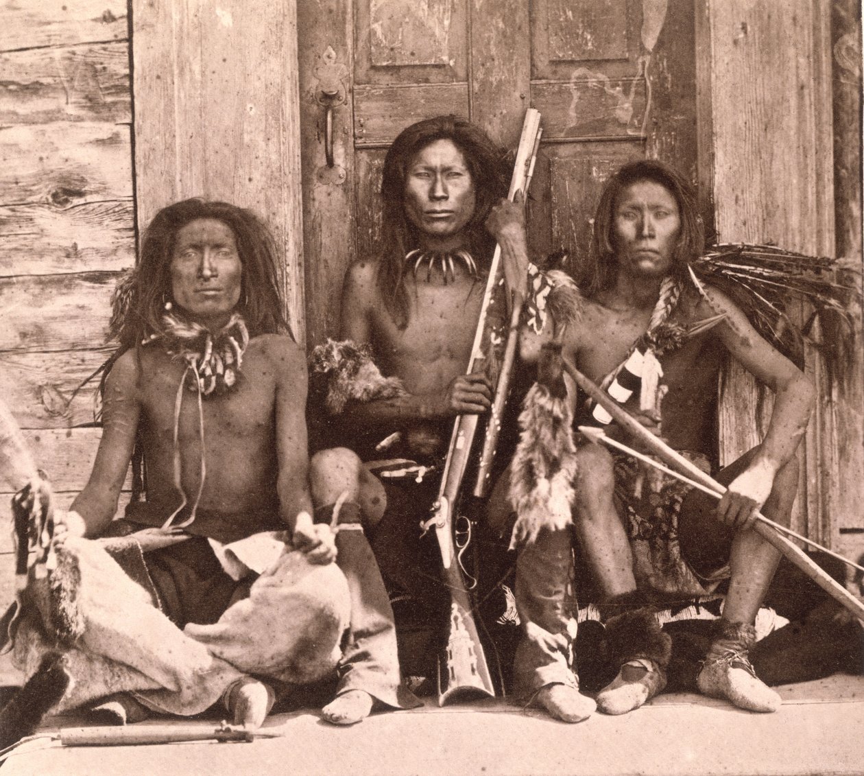 Spokane Kızılderilileri, 1861 by English Photographer