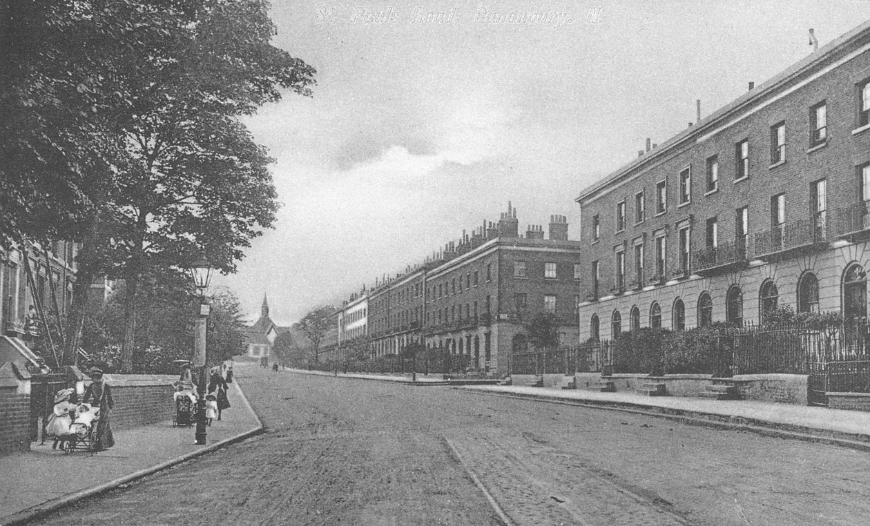 Pauls Yolu, Canonbury, Islington, c.1905 by English Photographer