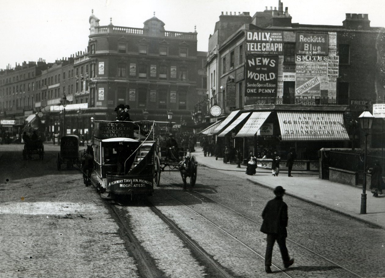 Melek, Islington, Londra, 1890 dolayları by English Photographer