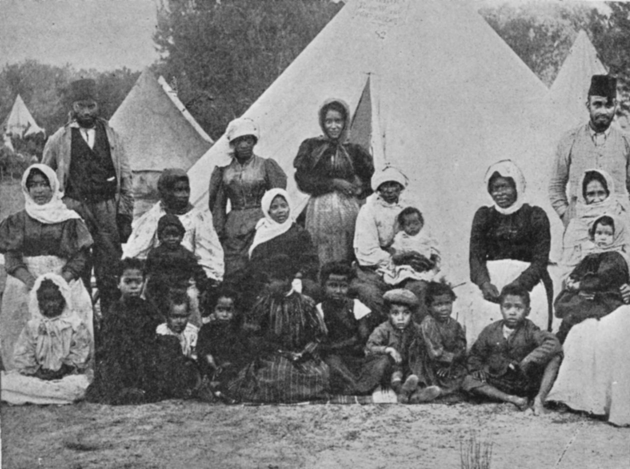 Malaylar için Temas Kampı, Cape Town, Kral'dan bir çizim, 25 Mayıs 1901 by English Photographer
