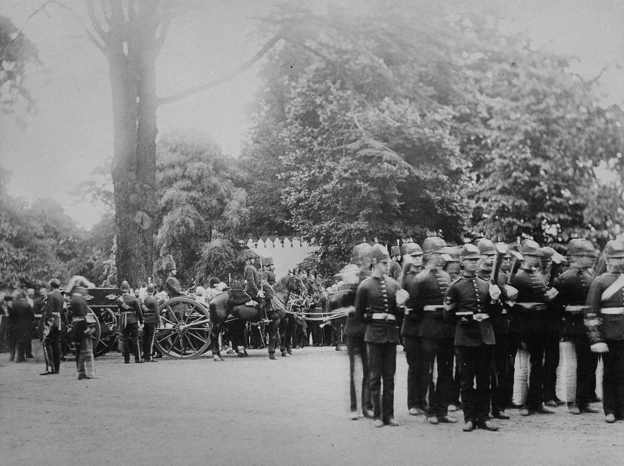 Prince Imperials Cenaze Korteji, Camden Place, 12 Temmuz 1879 by English Photographer