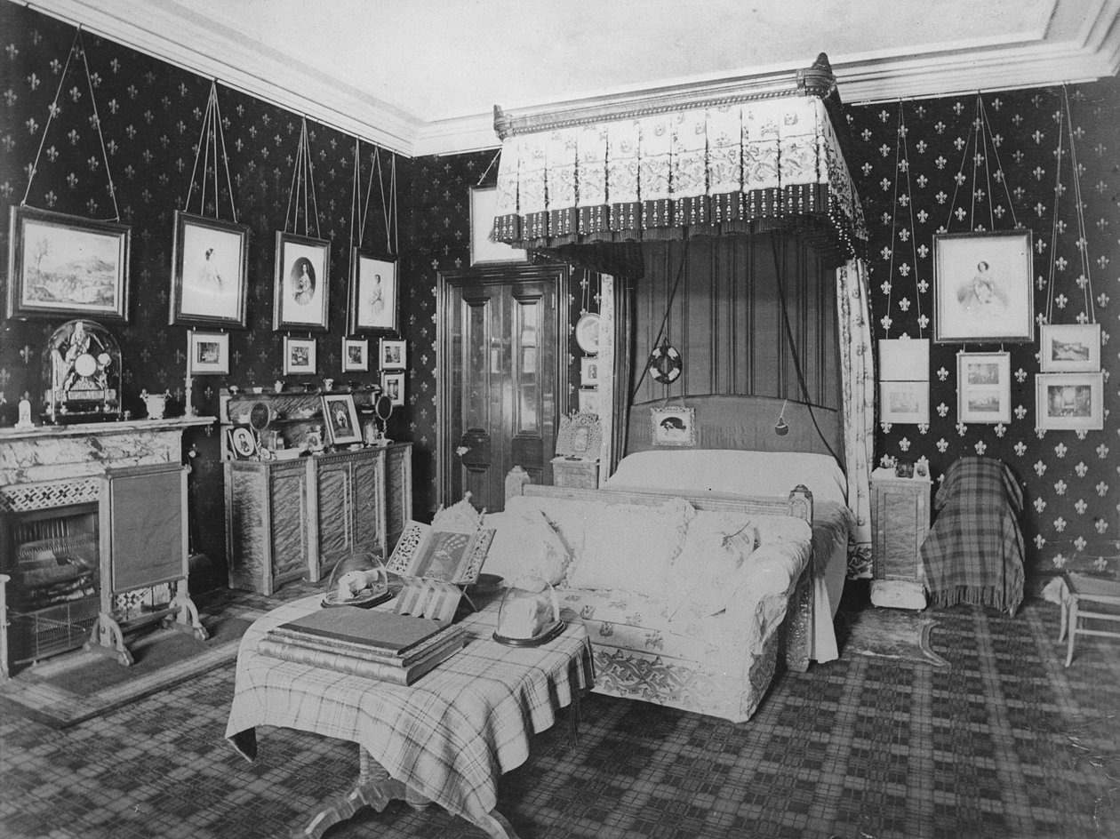 Queens Yatak Odası, Balmoral Kalesi by English Photographer