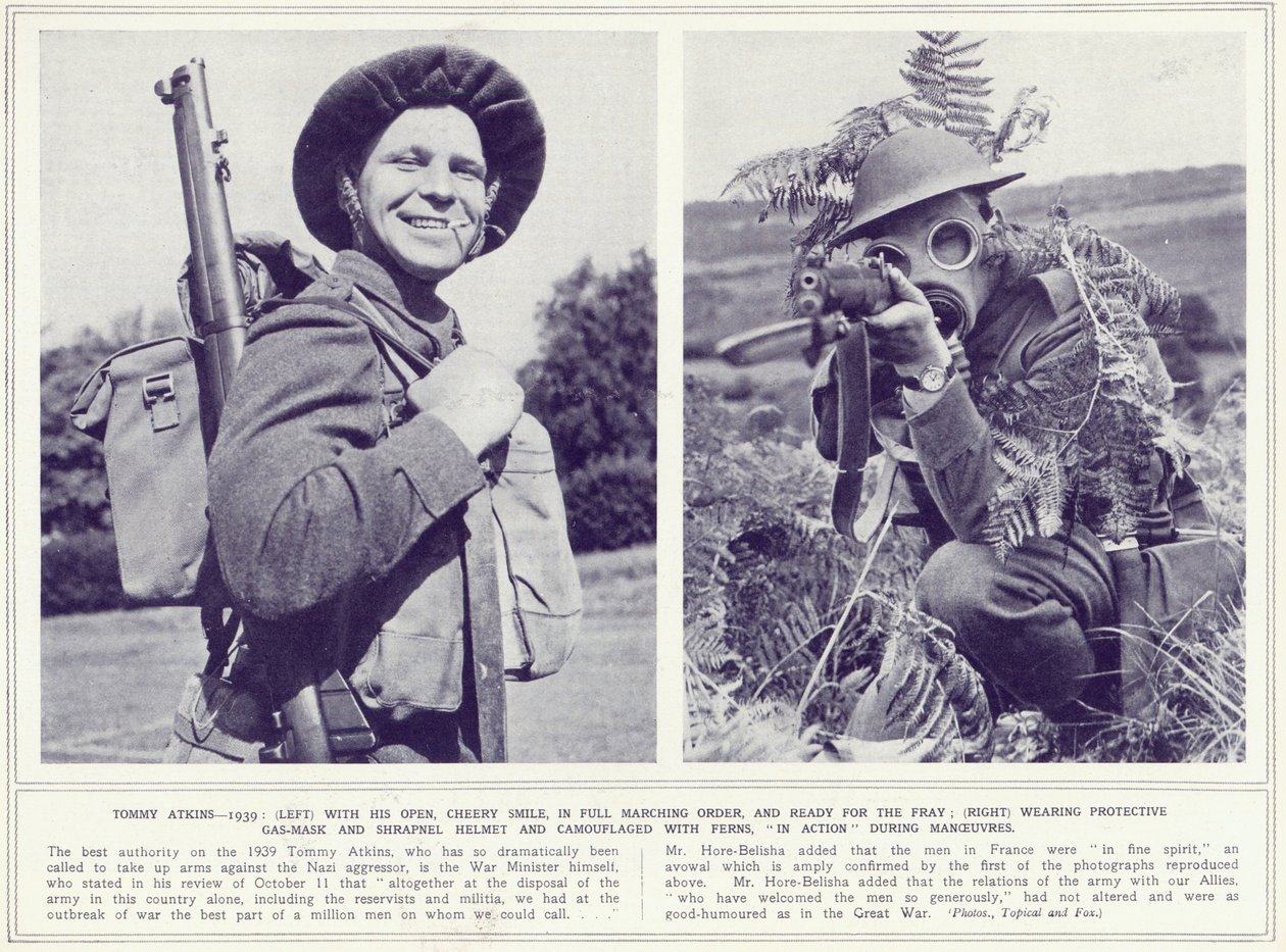 Tommy Atkins, 8 Kasım 1939