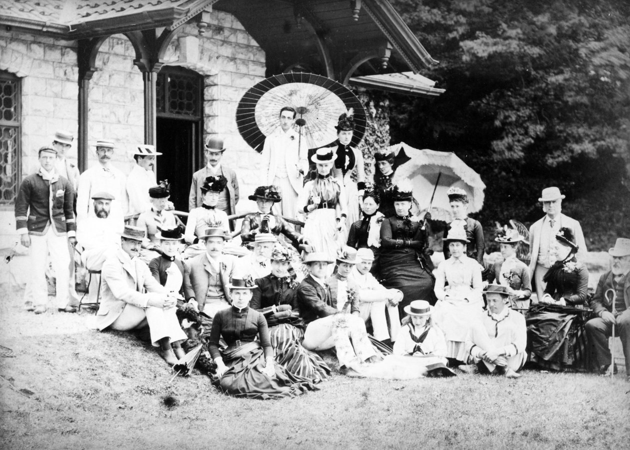 Victoria Yaz Gezi Grubu, 1890 dolayları by English Photographer