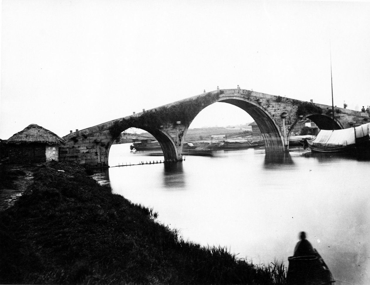 WongDoo Köprüsü, Soochow Deresi, 1870 dolayları by English Photographer