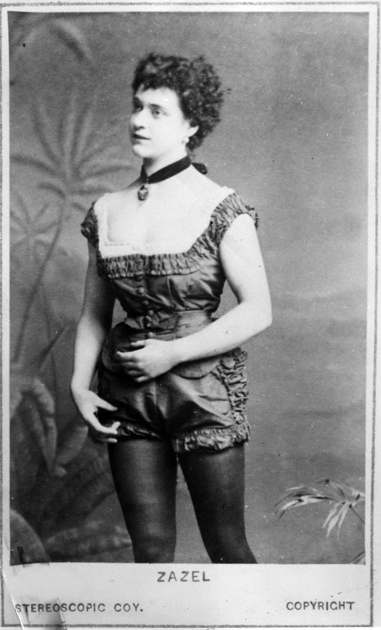 Zazel, c.1877 (albüm baskısı) by English Photographer