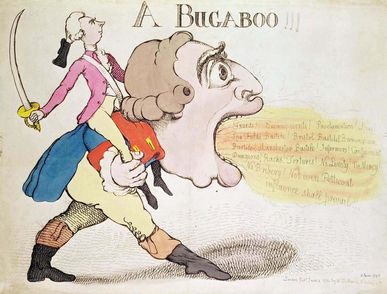 Bir Bugaboo!!! (el renkli gravür) by English School