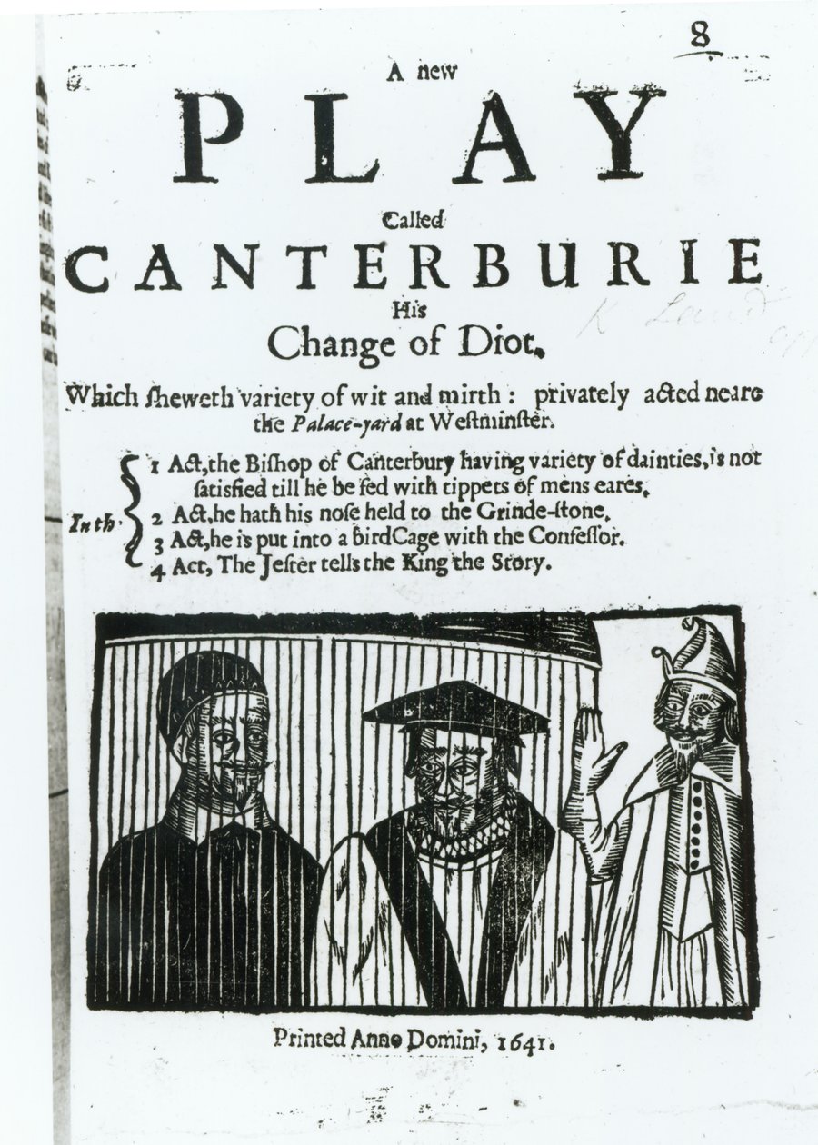 Canterburie adlı yeni bir oyun, 1641 by English School
