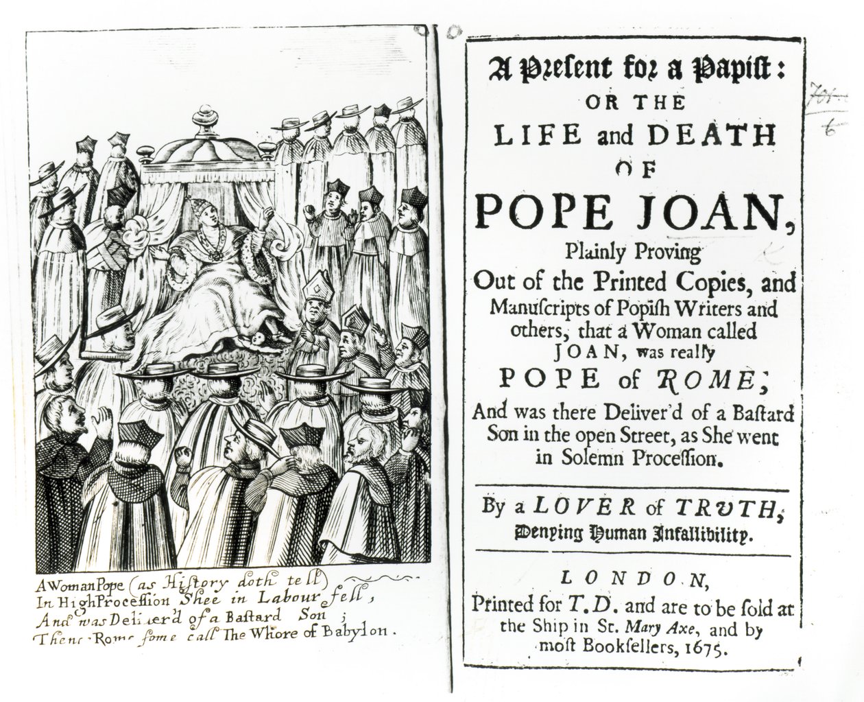 Bir Papist İçin Hediye veya Papa Joan