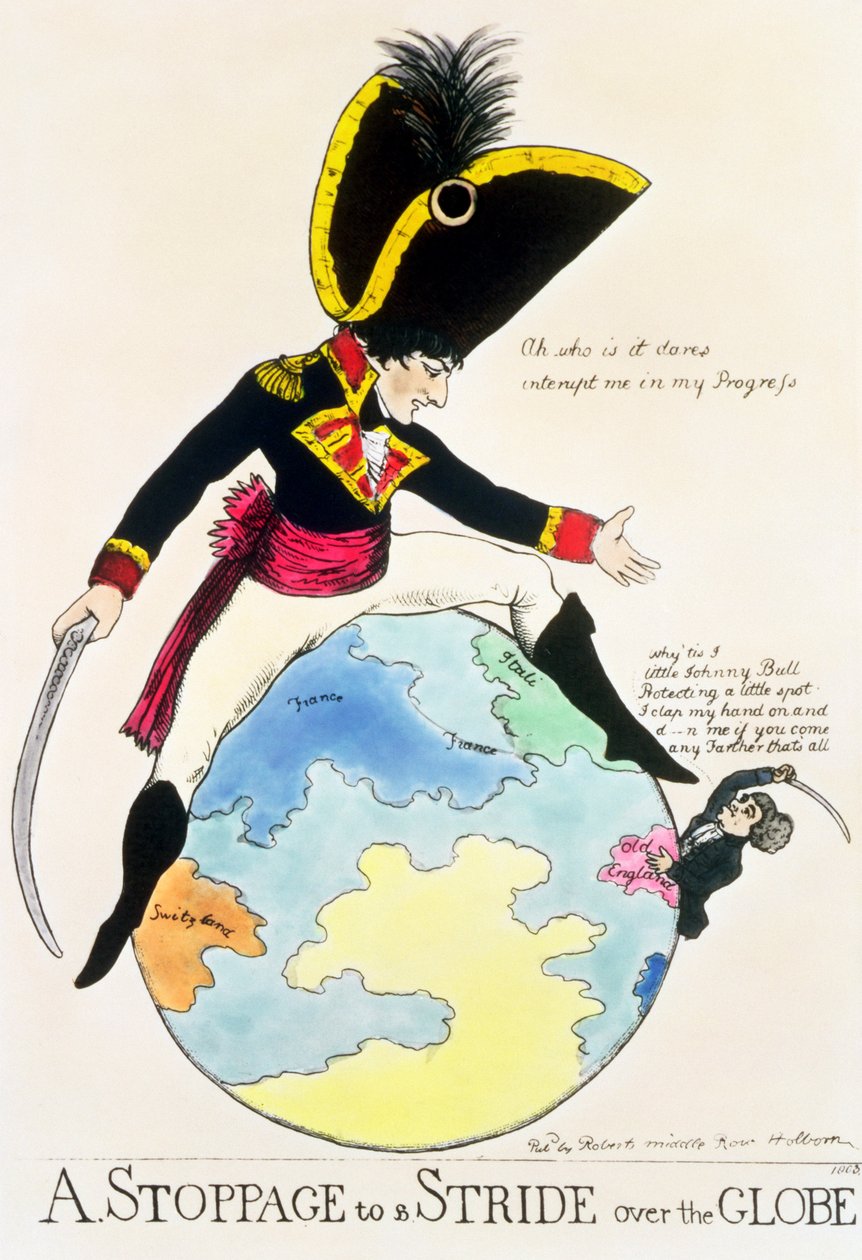 Dünya Üzerinde Bir Adımın Durması, 1803 by English School