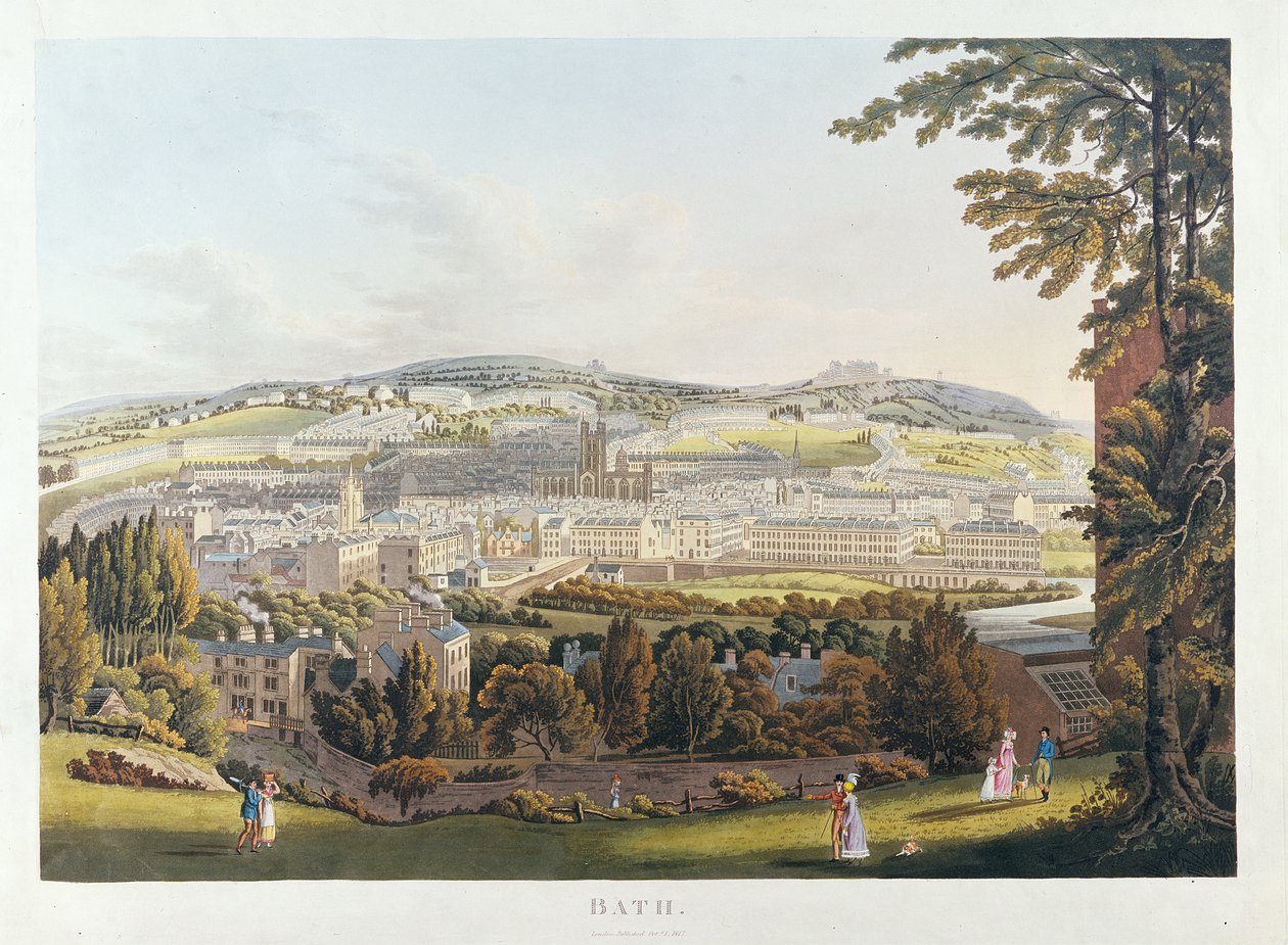 Hamamdan Bir Görünüm, 1817 by English School