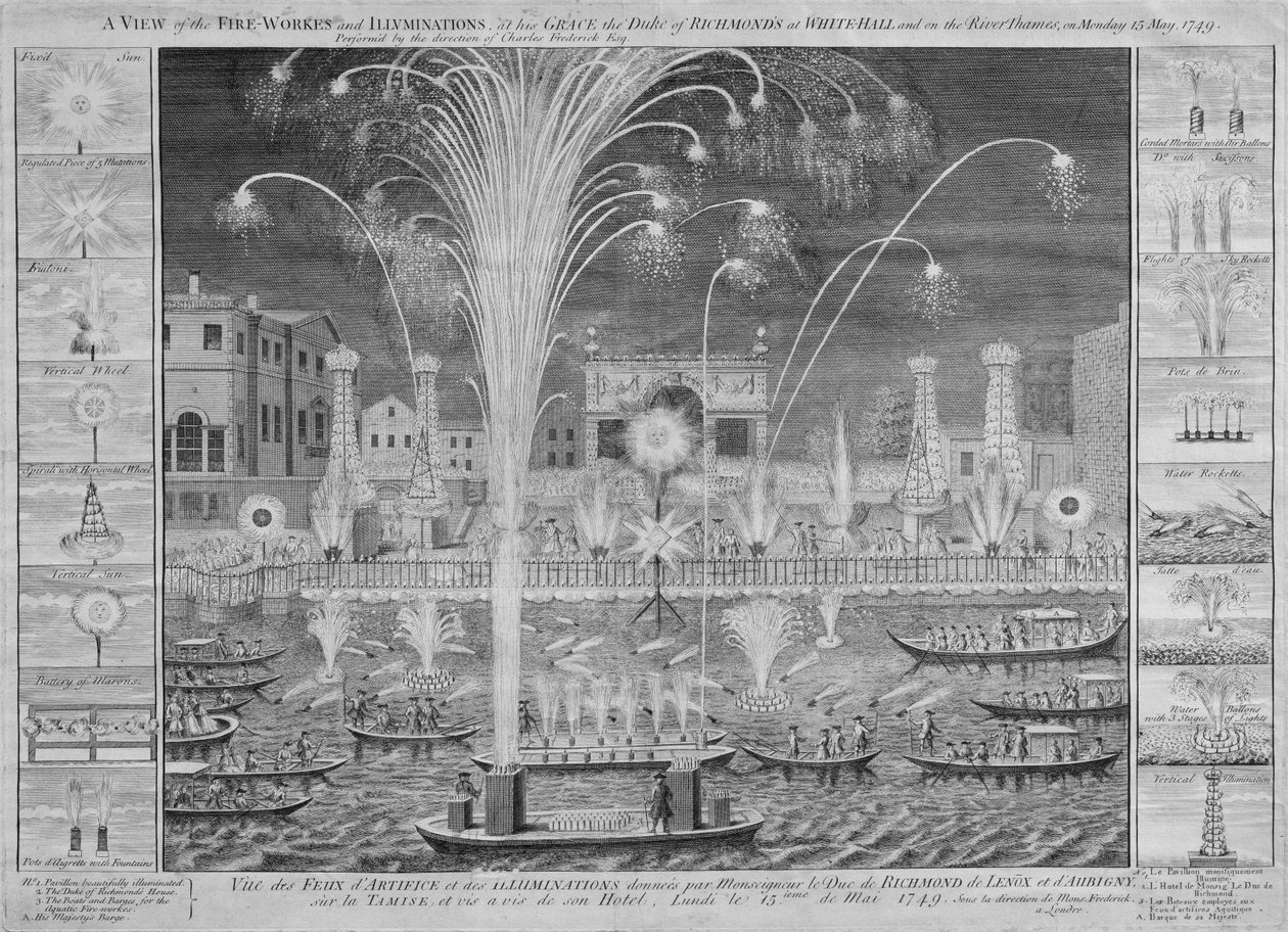 15 Mayıs 1749 Pazartesi günü Whitehall