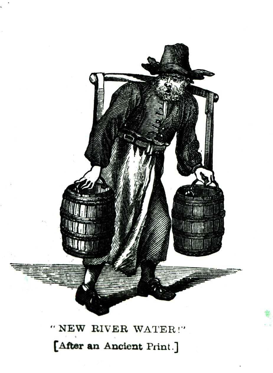 A Water Carrier   by English School