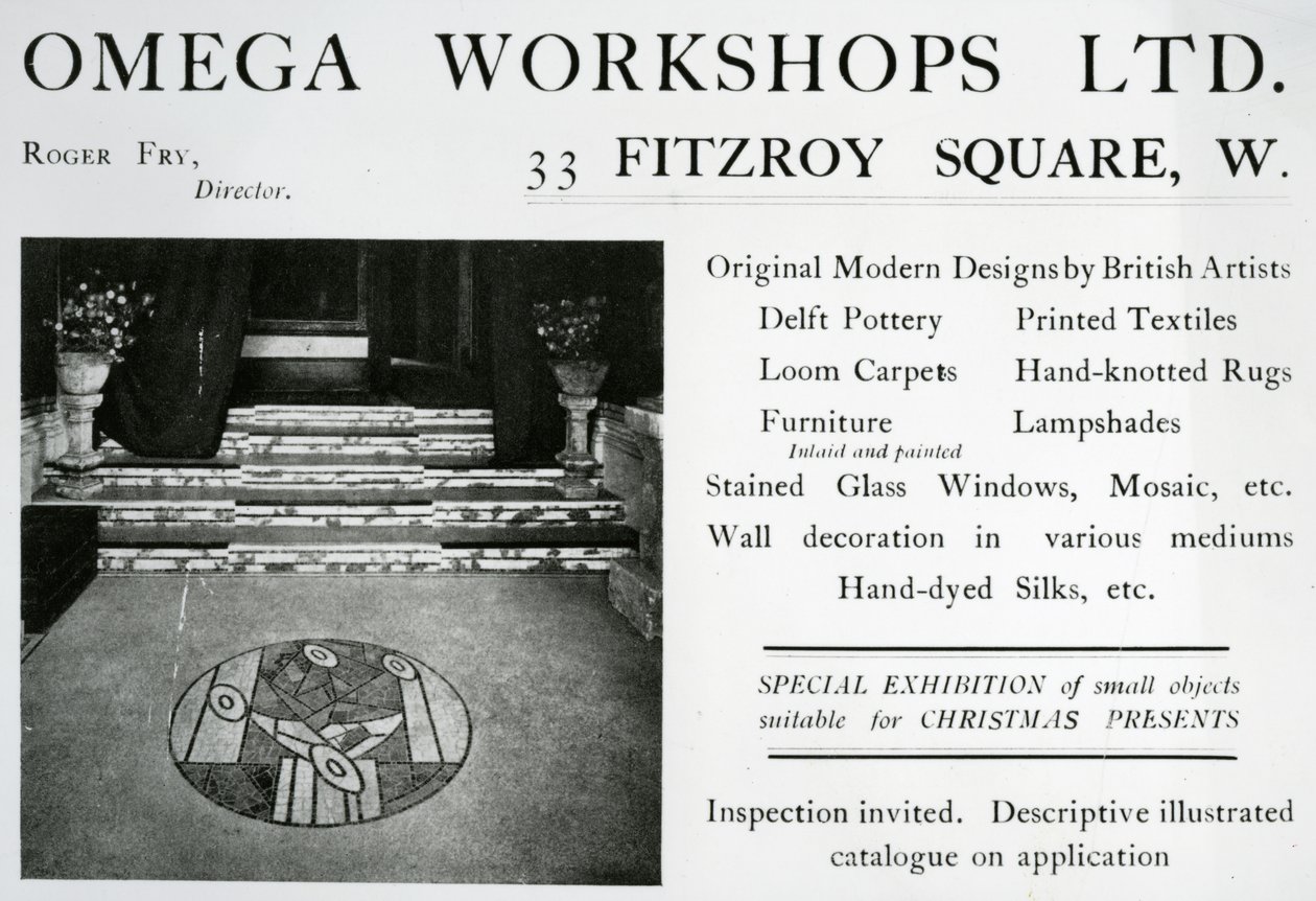 Omega Workshops Ltd için reklam (baskı) by English School