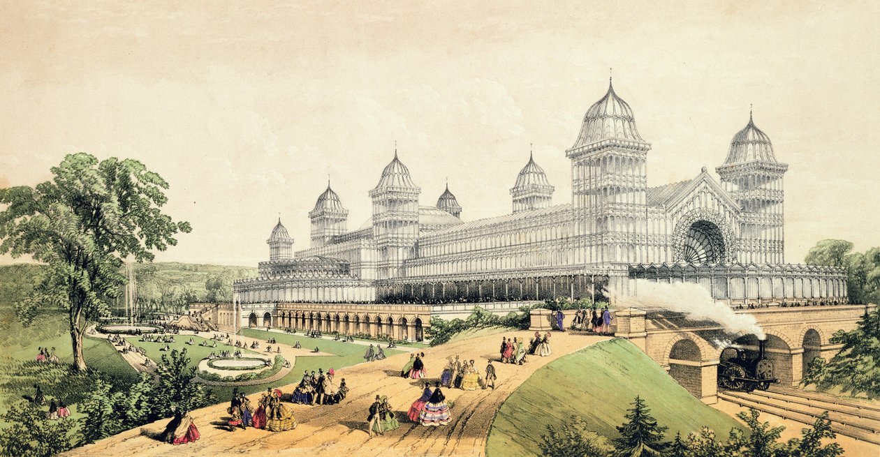 Alexandra Palace, J.King und Son tarafından yayınlandı, 1873 by English School