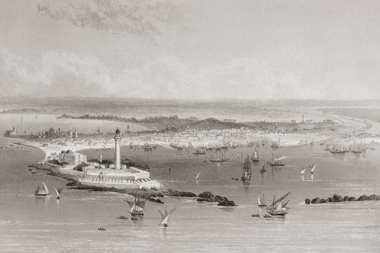 İskenderiye, Mısır, 1883 by English School