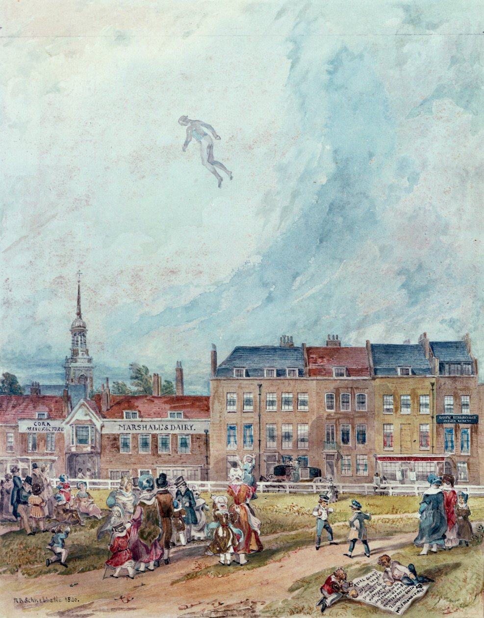 Havadan Bir Adam Fawkes, 1840 by English School