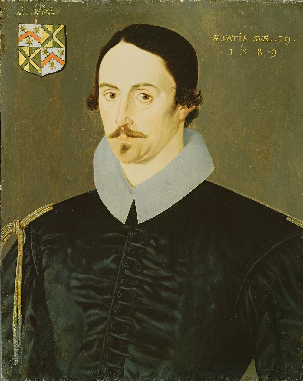 An Unknown Man, Aged 29, Possibly of the Kempe Family, 1589  by English School