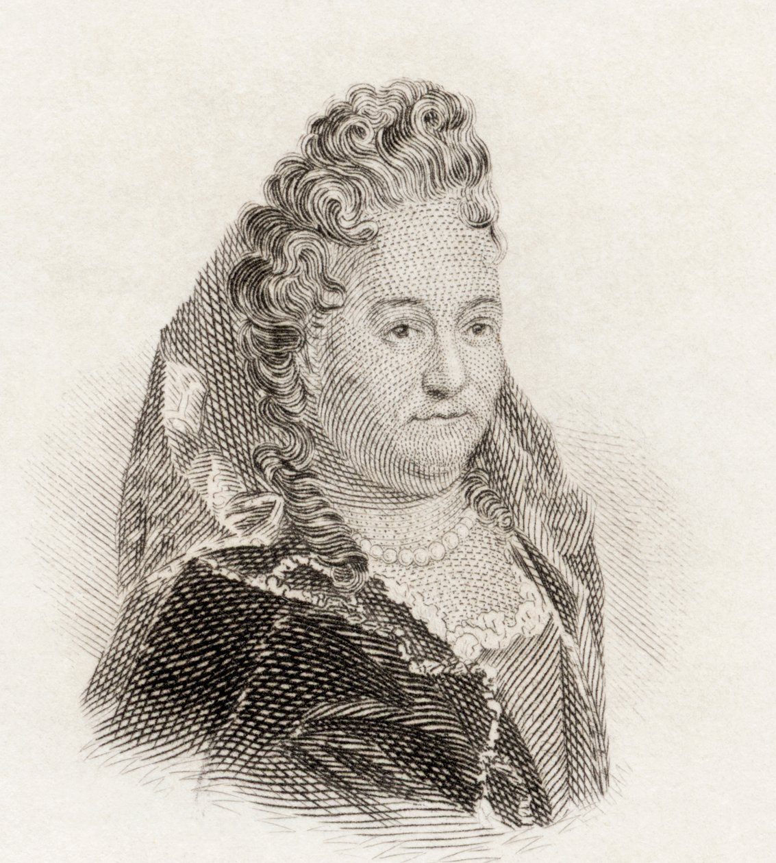 Anne Le Fevre Dacier, 1825 by English School