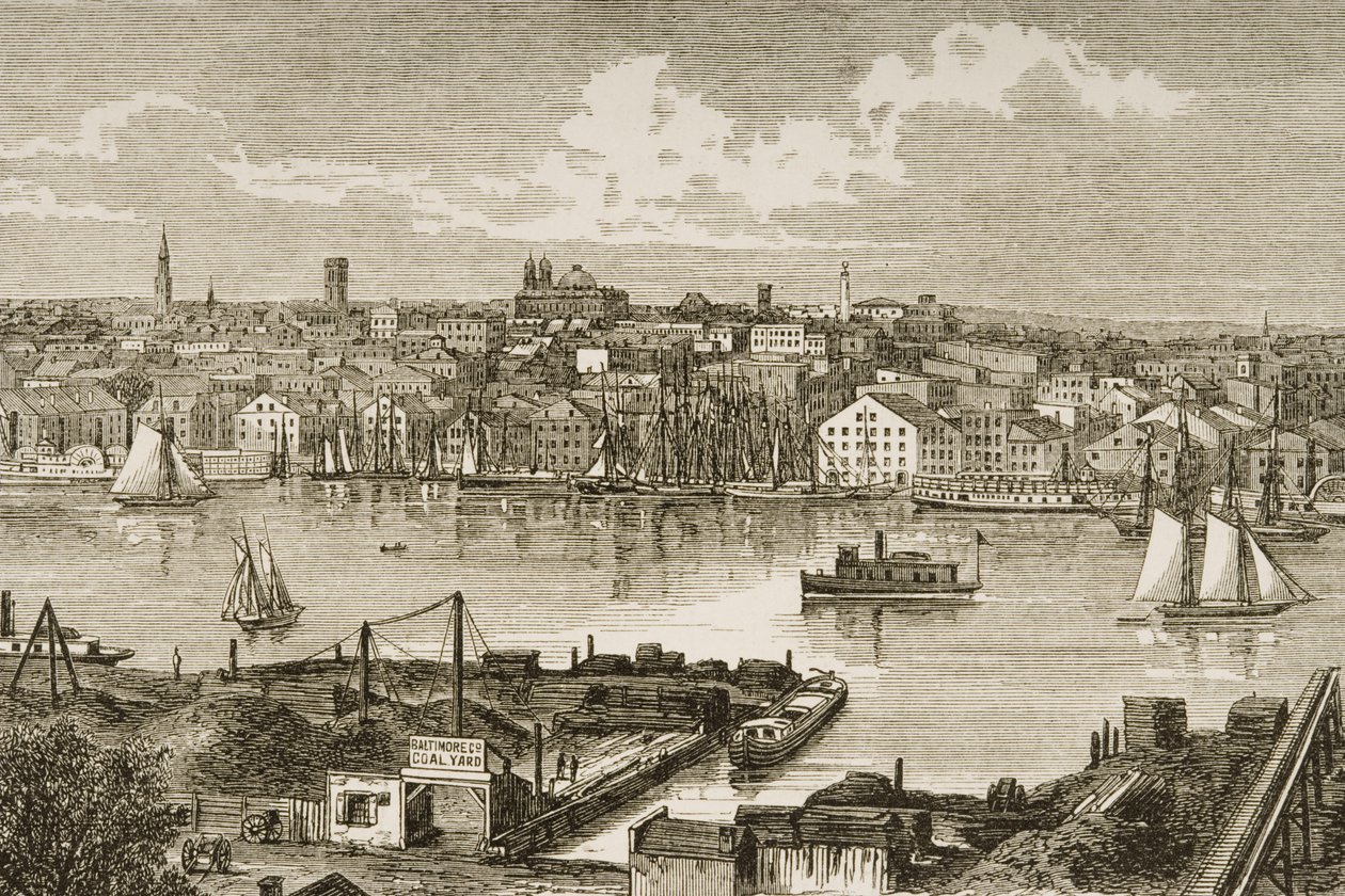 Baltimore, 1870 dolaylarında, Dini Yol Derneği tarafından yayınlanan 