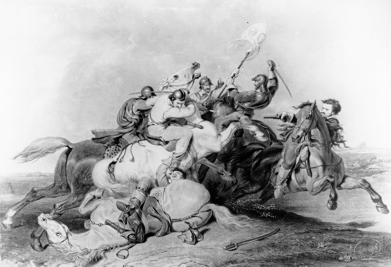 Marston Moor Savaşı, 2 Temmuz 1644 by English School