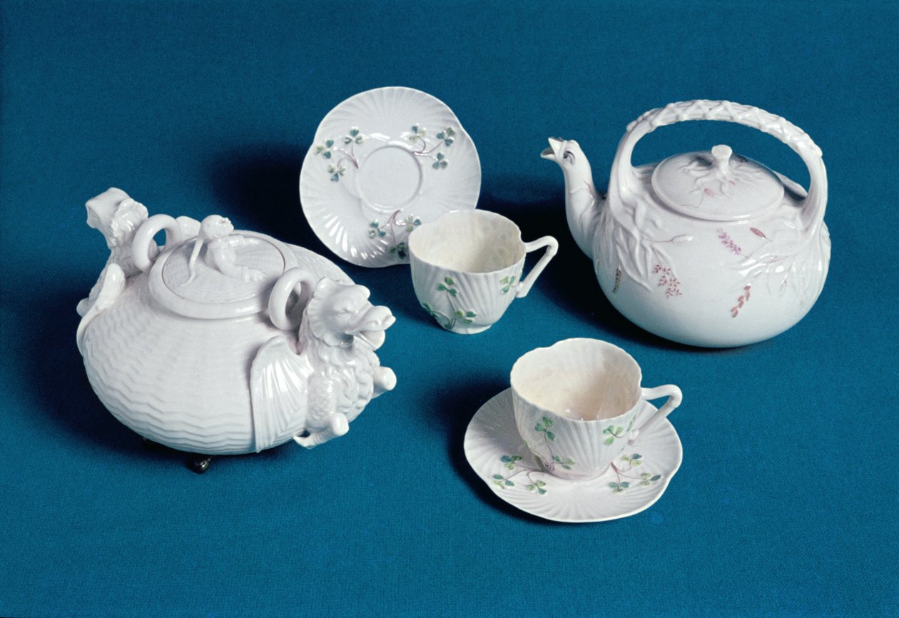 Belleek çay servisi (porselen) by English School