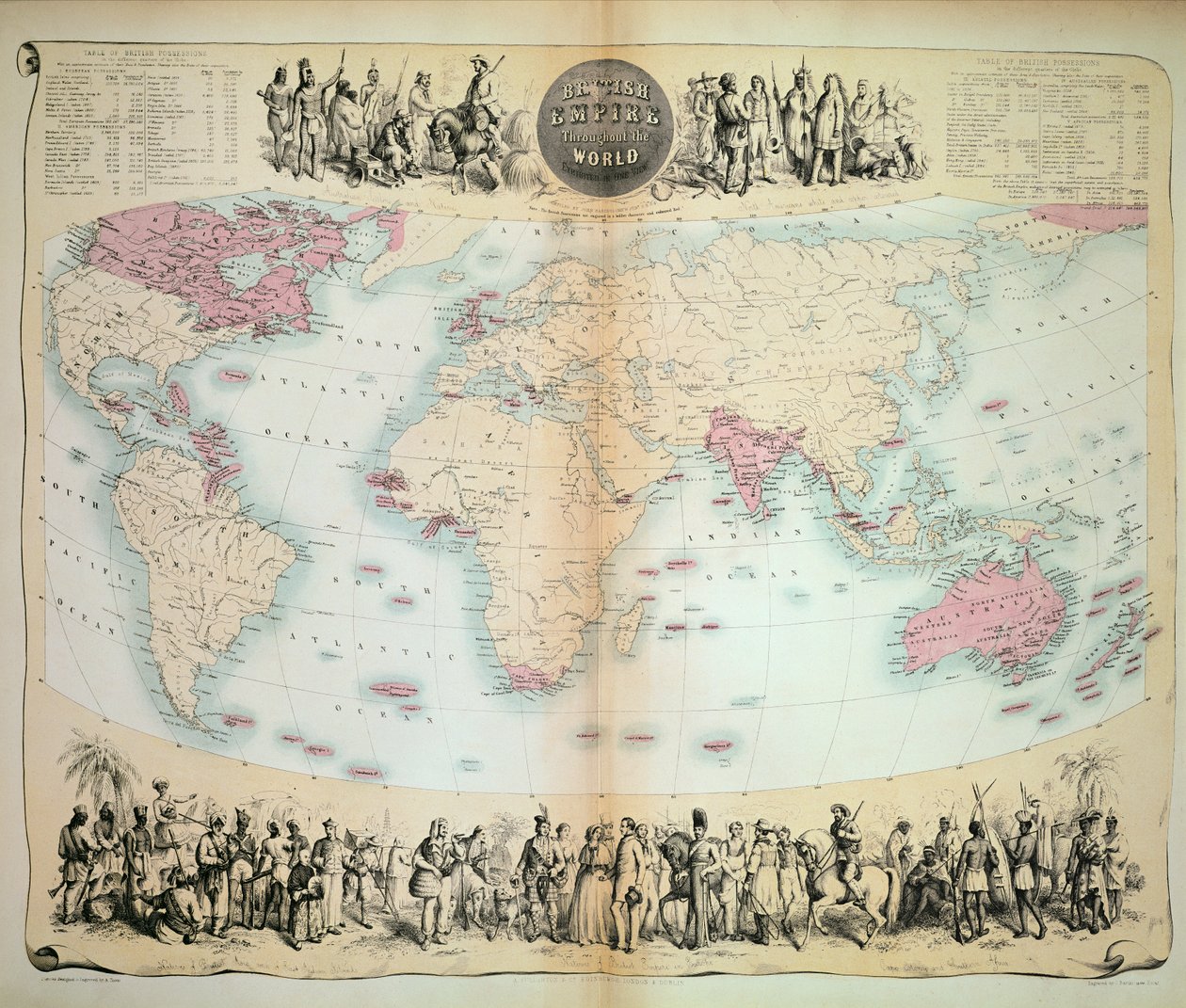Dünya çapında Britanya İmparatorluğu by English School
