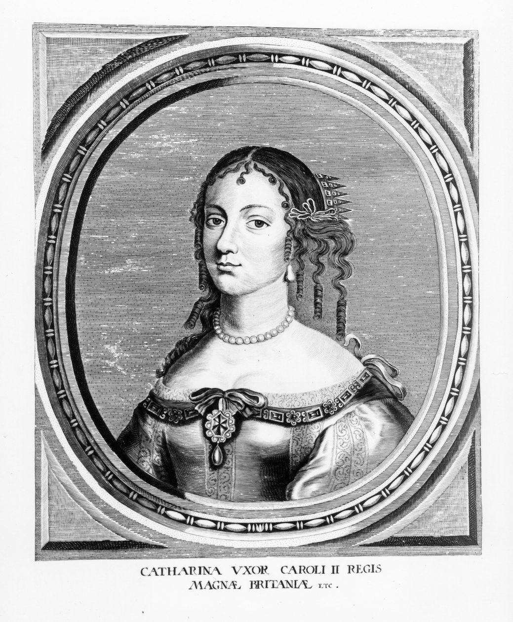 Bragançalı Catherine (1638-1705) by English School