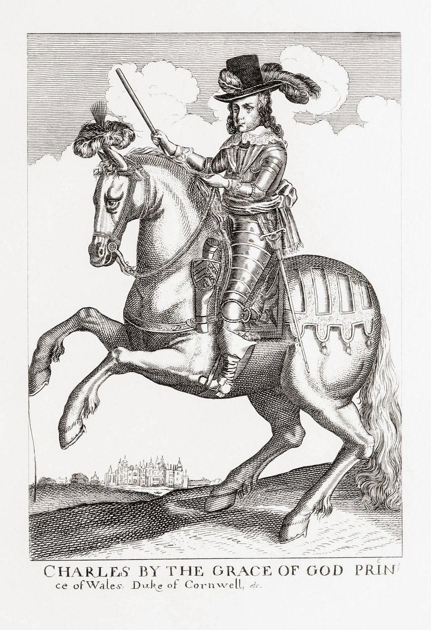 Charles I, İngiltere, İskoçya ve İrlanda Kralı, 1600-1649, Woodburns Nadir Portreler Galerisi, pub. 1816. by English School