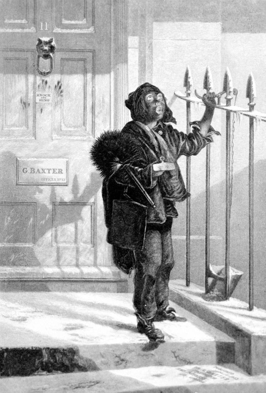 Sabah Çağrısında Baca Temizleme, 1853 by English School