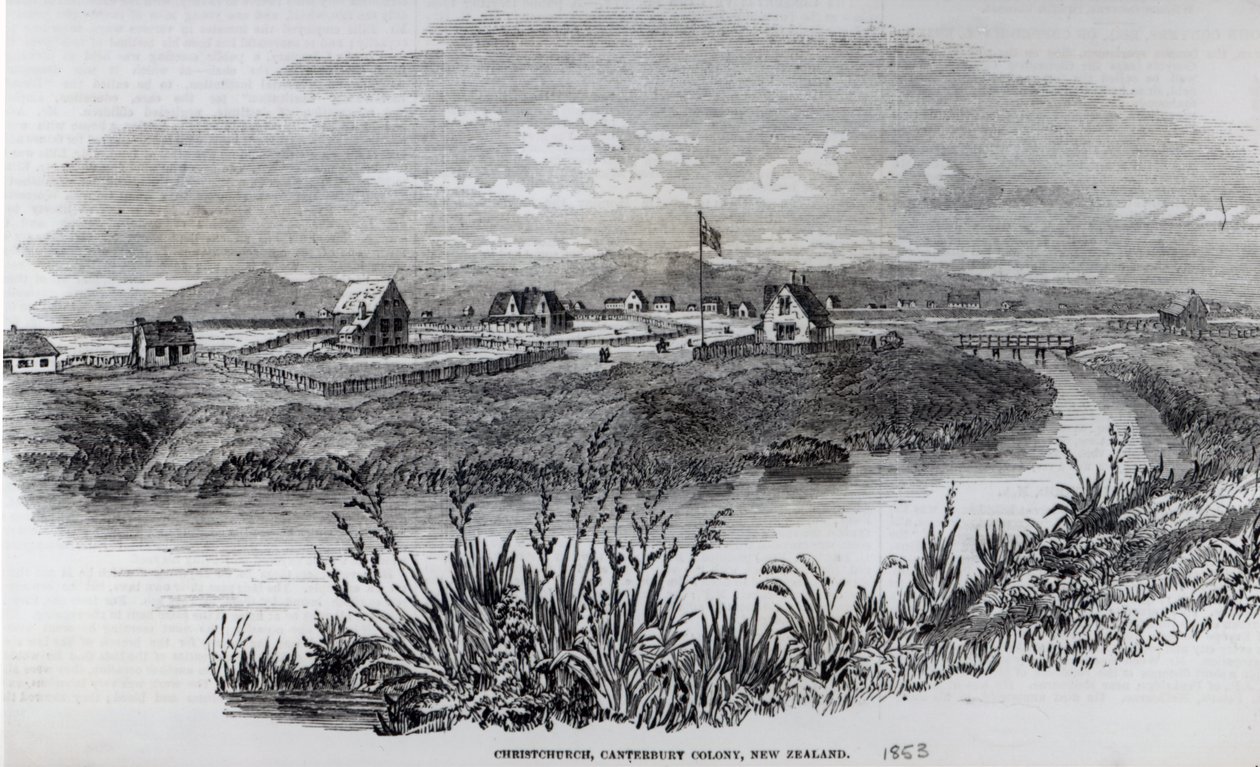 Christchurch, Canterbury Colony, Yeni Zelanda, 