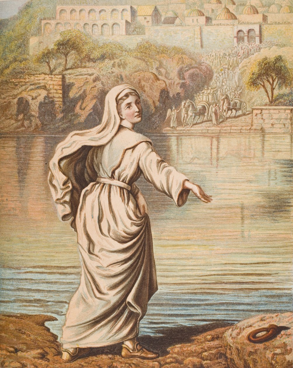 Christiana nehre girerken, John Bunyan