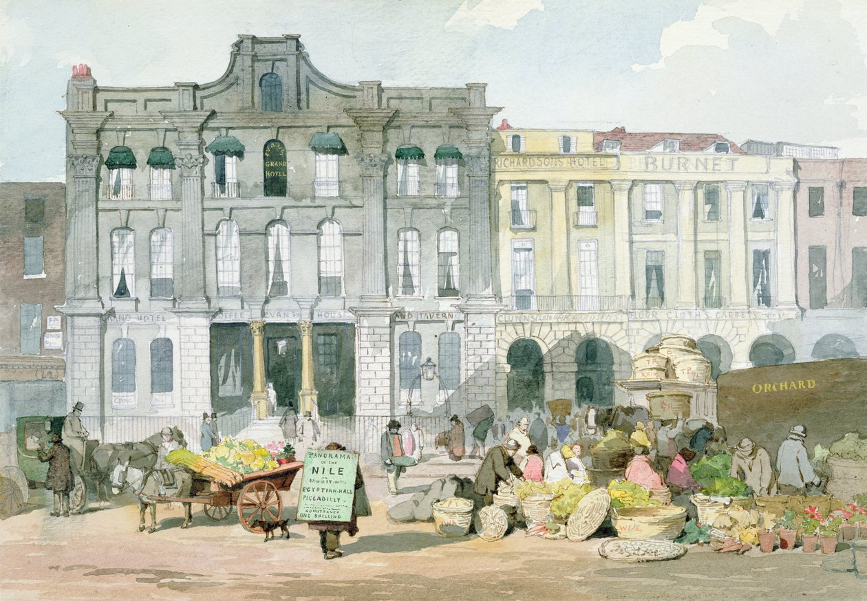 Covent Garden Pazarı by English School