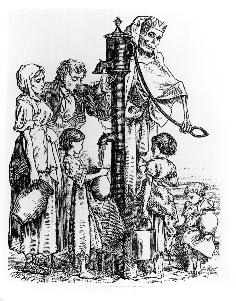 Ölüm Dispanseri, 1830 by English School
