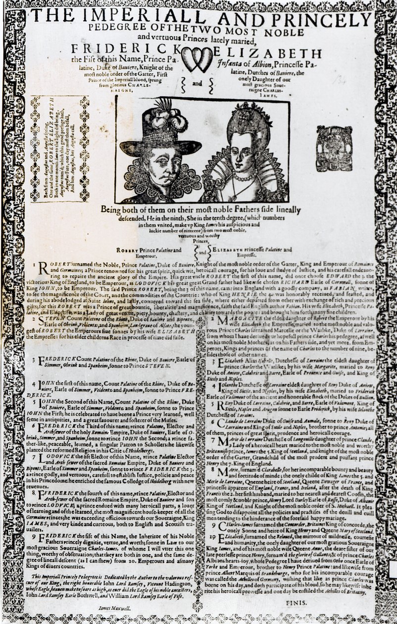 Frederick V ve Bohemyalı Elizabeth